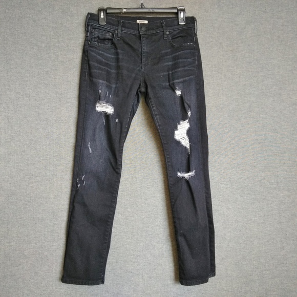 True Religion Denim - True Religion AUDREY Slim Boyfriend Dark Wash Jean